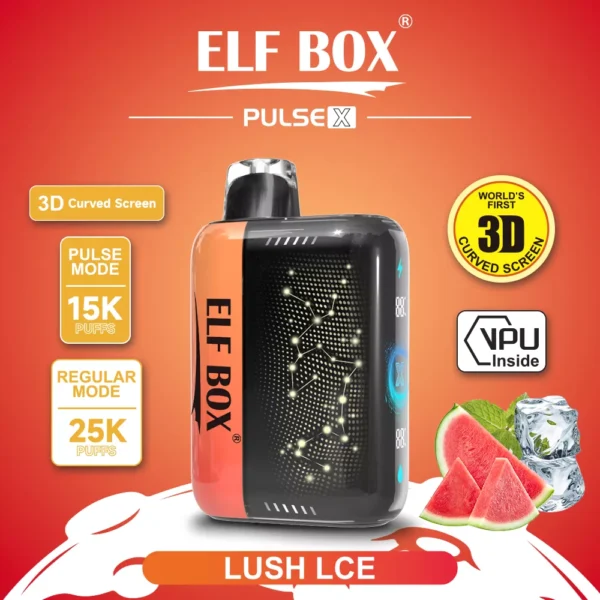 Elf Box Pulse X 25000 Puffs Dual Mesh 0% 2% 3% 5% Low Nicotine 3D Curved LED Screen Rechargeable Disposable Vapes Pen Bulk Buy Wholesale - SYNCVAPE - 8