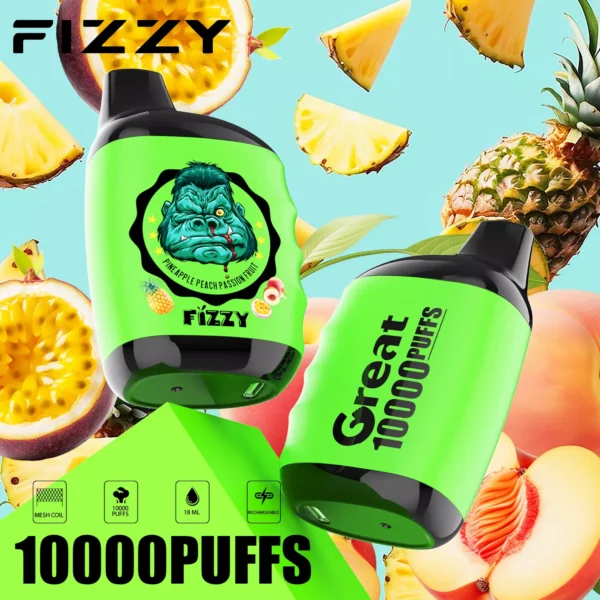 Fizzy Great 10000 pust 2% 5% Genopladelig engangsvapes med lav nikotinindhold Pen Bulk Køb Engros - SYNCVAPE - 4