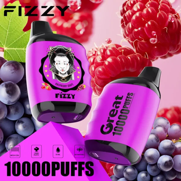 Fizzy Great 10000 Puffs 2% 5% Genopladelig engangsvapes med lav nikotinindhold Pen Bulk Køb Engros - SYNCVAPE - 5