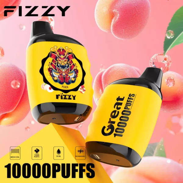 Fizzy Great 10000 pust 2% 5% Genopladelig engangsvapes med lav nikotinindhold Pen Bulk Køb Engros - SYNCVAPE - 6