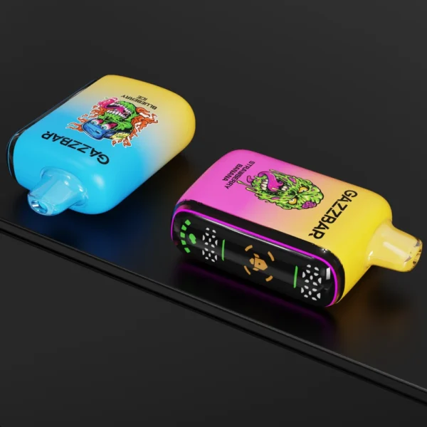 Gazzbar Rocket 20000 Puffs Dual Mesh 2% 5% LED displej Nízký obsah nikotinu Nabíjecí jednorázové vapes Pen Hromadně Koupit Velkoobchod – SYNCVAPE – 1