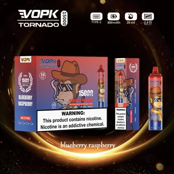 VOPK Tornado 15000 Puffs 0% 2% 3% 5% Low Nicotine Rechargeable Disposable Vapes Pen Bulk Buy Wholesale - SYNCVAPE - 4