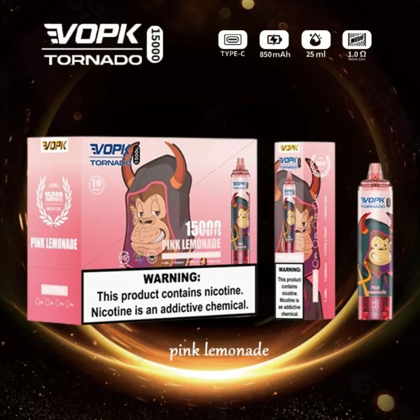 VOPK Tornado 15000 Puffs 0% 2% 3% 5% Low Nicotine Rechargeable Disposable Vapes Pen Bulk Buy Wholesale - SYNCVAPE - 6