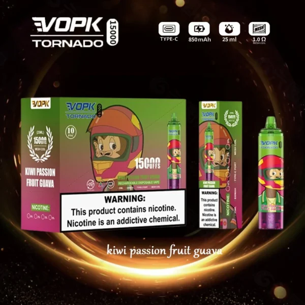 VOPK Tornado 15000 Puffs 0% 2% 3% 5% Low Nicotine Rechargeable Disposable Vapes Pen Bulk Buy Wholesale - SYNCVAPE - 8