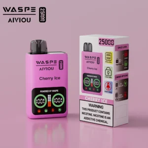 WASPE 25000 PUFFS Dual Mesh Box 0% 2% 5% LED displej s nízkym obsahom nikotínu Nabíjateľné jednorazové vapes pero Hromadný nákup – SYNCVAPE – 15