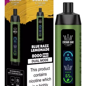 Al Fakher Crown Bar Big Cloud 8000 Pro Dual Mode Full Screen Low Nicotină Reîncărcabil Vapes Pen vrac Cumpărați cu ridicata - Stoc de depozit european - SYNCVAPE - 29