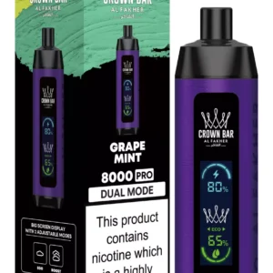 Al Fakher Crown Bar Big Cloud 8000 Pro Dual Mode Full Screen Low Nicotină Reîncărcabil Vapes Pen vrac Cumpărați cu ridicata - Stoc de depozit european - SYNCVAPE - 28