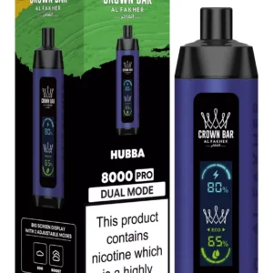 Al Fakher Crown Bar Big Cloud 8000 Pro Dual Mode Full Screen Low Nicotină Reîncărcabil Vapes Pen vrac Cumpărați cu ridicata - Stoc de depozit european - SYNCVAPE - 26