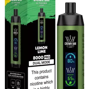 Al Fakher Crown Bar Big Cloud 8000 Pro Dual Mode Full Screen Low Nicotină Reîncărcabil Vapes Pen vrac Cumpărați cu ridicata - Stoc de depozit european - SYNCVAPE - 25