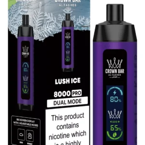 Al Fakher Crown Bar Big Cloud 8000 Pro Dual Mode Full Screen Low Nicotină Reîncărcabil Vapes Pen vrac Cumpărați cu ridicata - Stoc de depozit european - SYNCVAPE - 22