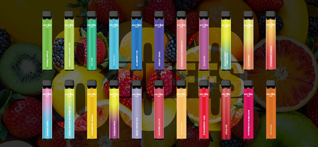 MYDE Plus 800 Puffs 0% 2% 5% Alacsony nikotintartalmú eldobható Vapes Pen Tömeges Vásárlás Nagyker