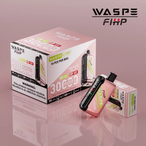 WASPE FIHP 30000 Puffs Dual Mesh 0% 2% 5% LED Display Low Nicotine Rechargeable Disposable Vapes Pen Bulk Buy Wholesale - SYNCVAPE - 5