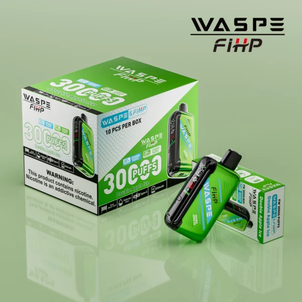 WASPE FIHP 30000 Puffs Dual Mesh 0% 2% 5% LED Display Low Nicotine Rechargeable Disposable Vapes Pen Bulk Buy Wholesale - SYNCVAPE - 8