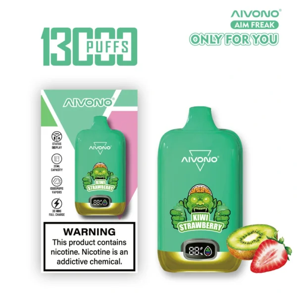 AIVONO AIM FREAK 13000 Puffs Digital Screen 0% 2% 3% 5% Genopladelige engangsvapes med lavt nikotinindhold Pen Bulk Køb Engros - SYNCVAPE - 3