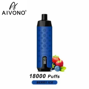 AIVONO Deluxe Bar 18000 potiahnutí vodná fajka digitálny displej 0% 2% 3% 5% Nabíjateľné jednorazové vapes pero s nízkym obsahom nikotínu vo veľkom Kúpiť veľkoobchod - SYNCVAPE - 20