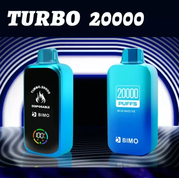 BIMO Turbo 20000 Puffs Teljes képernyő 0% 2% 5% Alacsony nikotintartalmú újratölthető eldobható Vapes Pen tömeges vásárlás Nagyker - SYNCVAPE - 1