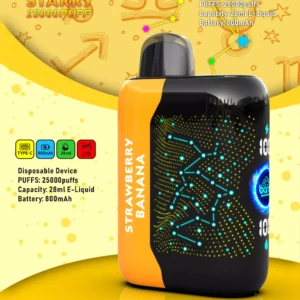 Bang Starry 25000 Puffs Tela curva 3D 0% 2% 3% 5% Caneta Vapes descartáveis ​​recarregáveis ​​com baixo teor de nicotina em massa Compre no atacado - SYNCVAPE - 30