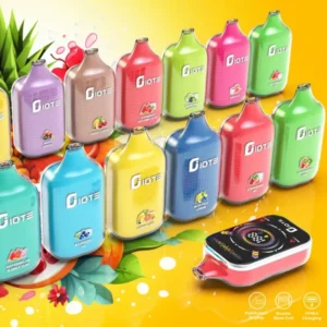 IQTE 50000 Puffs Dual Mesh RGB fuld skærm 0% 2% 5% Genopladelige engangsvapespen med lav nikotinindhold Bulk Køb Engros - SYNCVAPE - 22