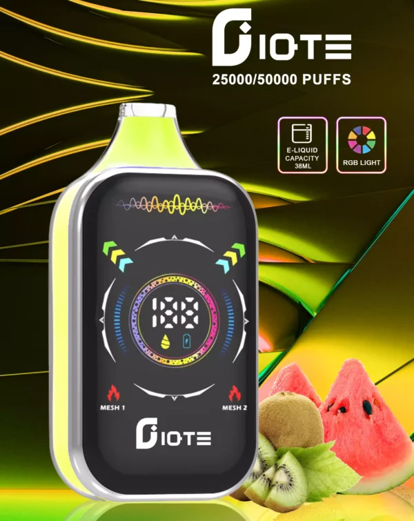 IQTE 50000 Puffs Dual Mesh RGB helskärm 0% 2% 5% Uppladdningsbar engångsvapes med låg nikotinhalt Penna Bulk Köp grossist - SYNCVAPE - 4