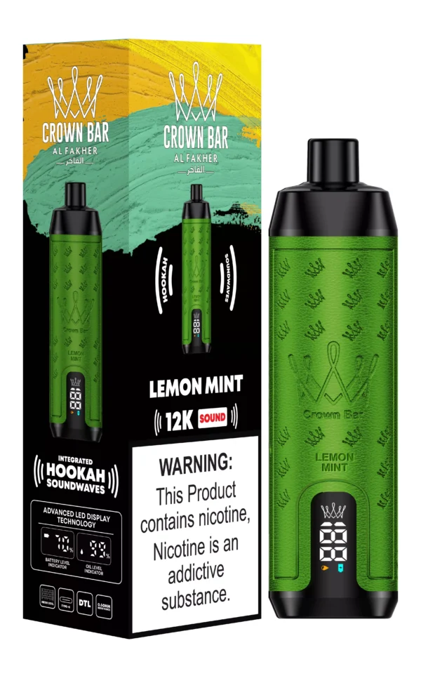 Al Fakher Crown Bar 12000 Puffs Digital Screen 0.5% Low Nicotine Bulk Buy Wholesale Rechargeable Disposable Vapes Pen - SYNCVAPE - 10