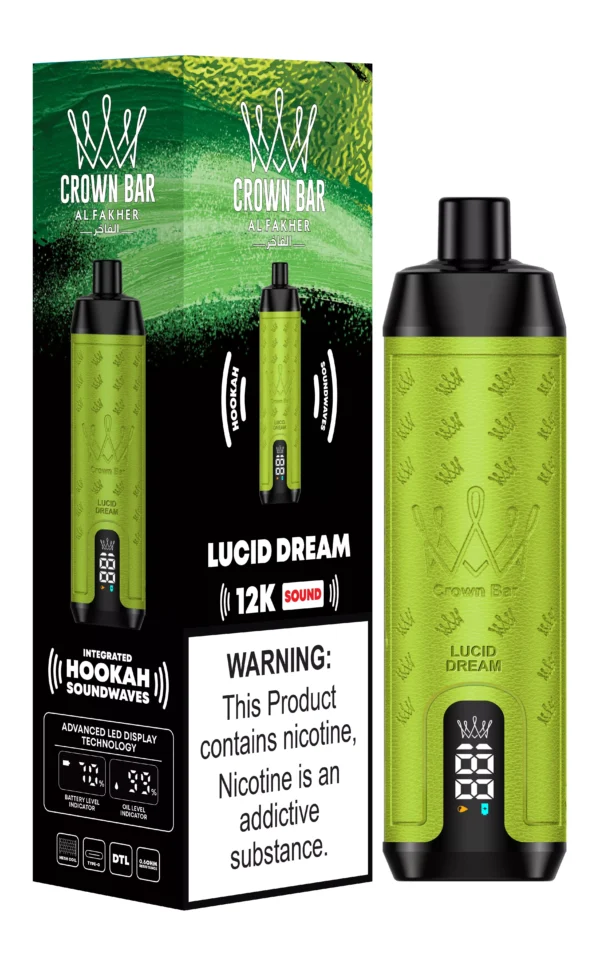 Al Fakher Crown Bar 12000 Puffs Digital Screen 0.5% Low Nicotine Bulk Buy Wholesale Rechargeable Disposable Vapes Pen - SYNCVAPE - 11