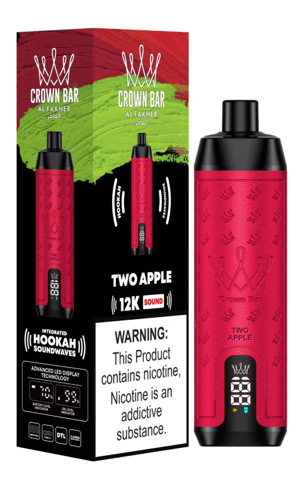 Al Fakher Crown Bar 12000 Puffs Digital Screen 0.5% Low Nicotine Bulk Buy Wholesale Rechargeable Disposable Vapes Pen - SYNCVAPE - 18
